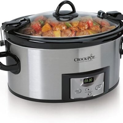 Crock-Pot 6 Quart Cook & Carry Programmable Slow Cooker with Digital Timer