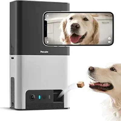 Petcube Bites 2 Wi-Fi Pet Camera with Treat Dispenser & Alexa Built-in