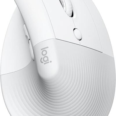 Logitech Lift Vertical Ergonomic Mouse, Wireless, Bluetooth