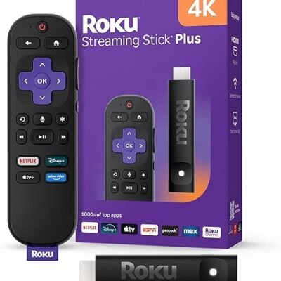 Roku Streaming Stick Plus 2025 – 4K & HDR Roku Streaming Device
