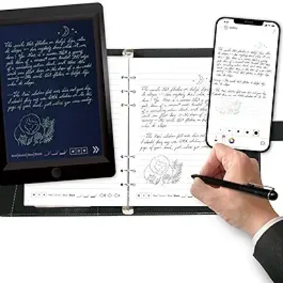 Smart Sync Pen for Note Taking with Notebook and Writing Board