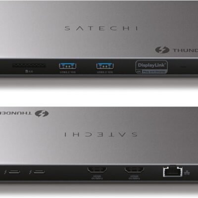 Satechi Thunderbolt 4 Dock 100W Charging, Dual Monitor HDMI 4K