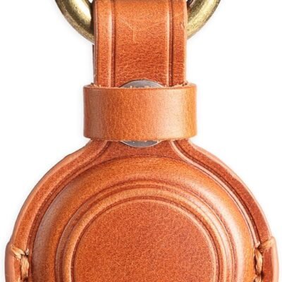 Genuine Leather Airtag Holder Suitable for Apple Airtag Keychain