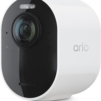 Arlo Ultra 2 Spotlight Camera 4K HDR (Camera only, SmartHub Sold Separately & is Required to Operate | Wireless Home Security Camera | Color Night Vision, Motion Sensor, 180º View, 2-Way Audio, Black