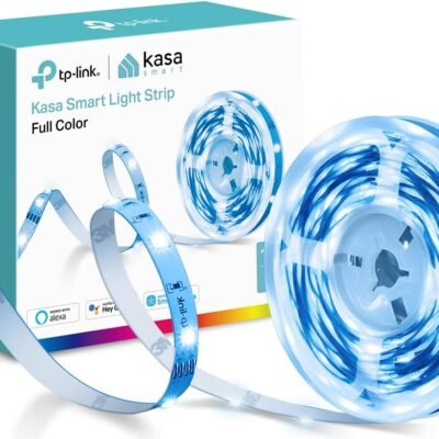 Kasa Smart LED Light Strip, 16.4ft WiFi LED Strip Works with Alexa, Google Home, SmartThings, High Brightness with 16 Million Colors, RGB, Grouping, Adjustable Length, Up to 25,000 Hours (KL400L5)