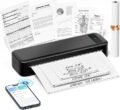 Portable Printers Wireless for Travel, Inkless Thermal Printer, Small Bluetooth