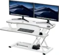 VERSADESK® Electric Standing Desk Converter, 40 Inch Large PowerPro