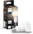 Philips Hue Smart 60W A19 LED Bulb – Soft Warm White Light